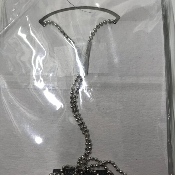 NEW Pendent Necklace with a mustache pendent and 3 charms on a 18 inch chain - Picture 4 of 5